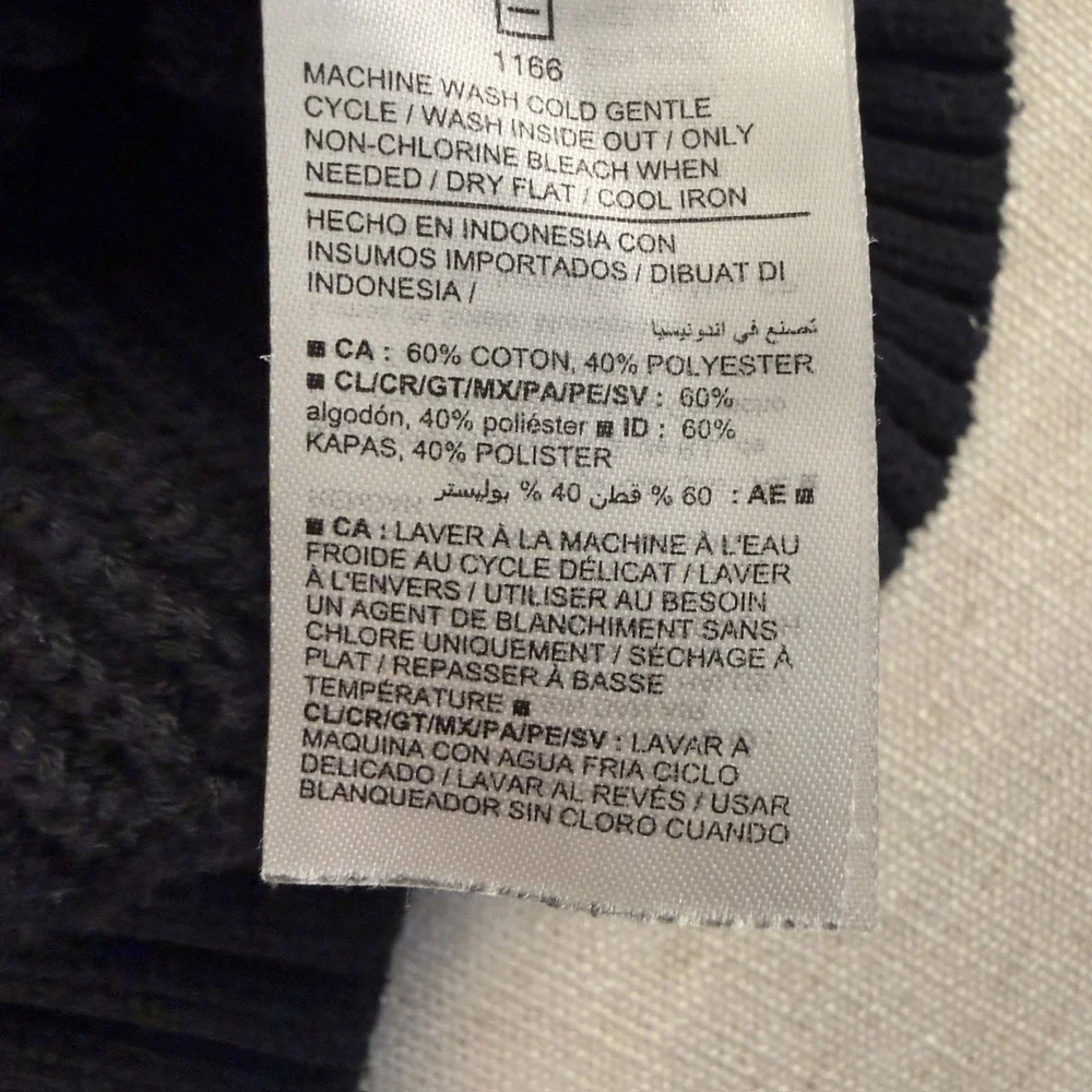 Old Navy Womens Navy Blue Shaker Stitch Sleeveless Halter Sweater Vest Large